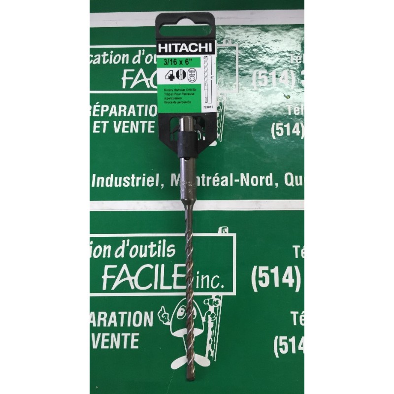 Mèche sds-plus 3/16" X 6"