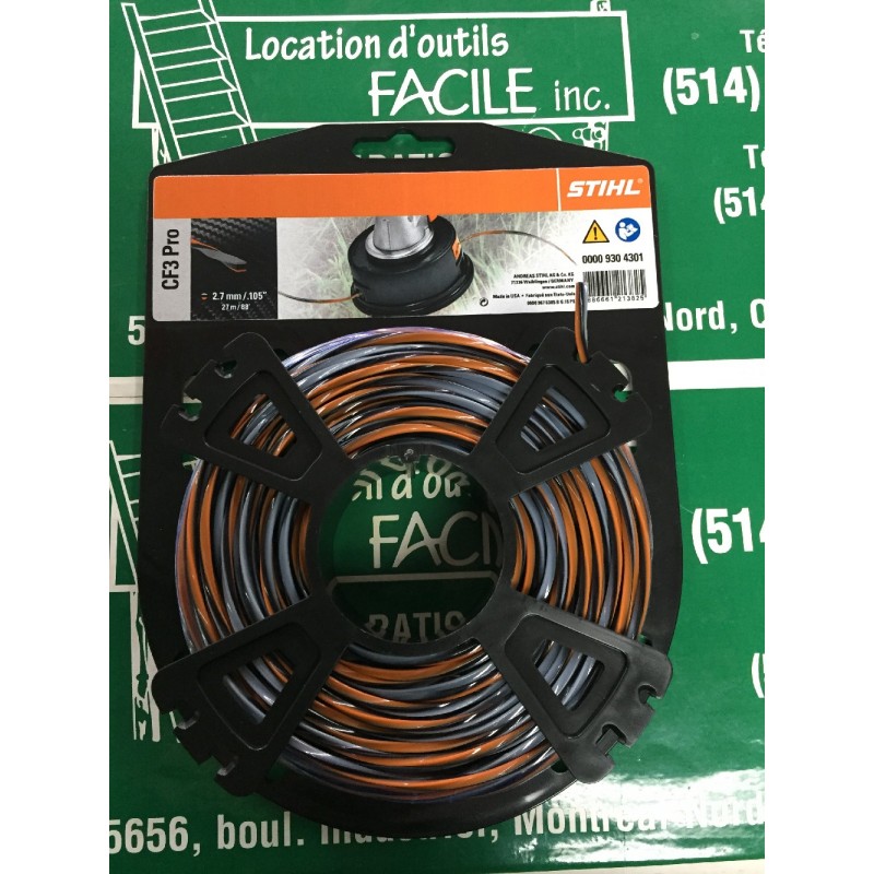 Cutting wire .105 / 1/2 lb 00009304301