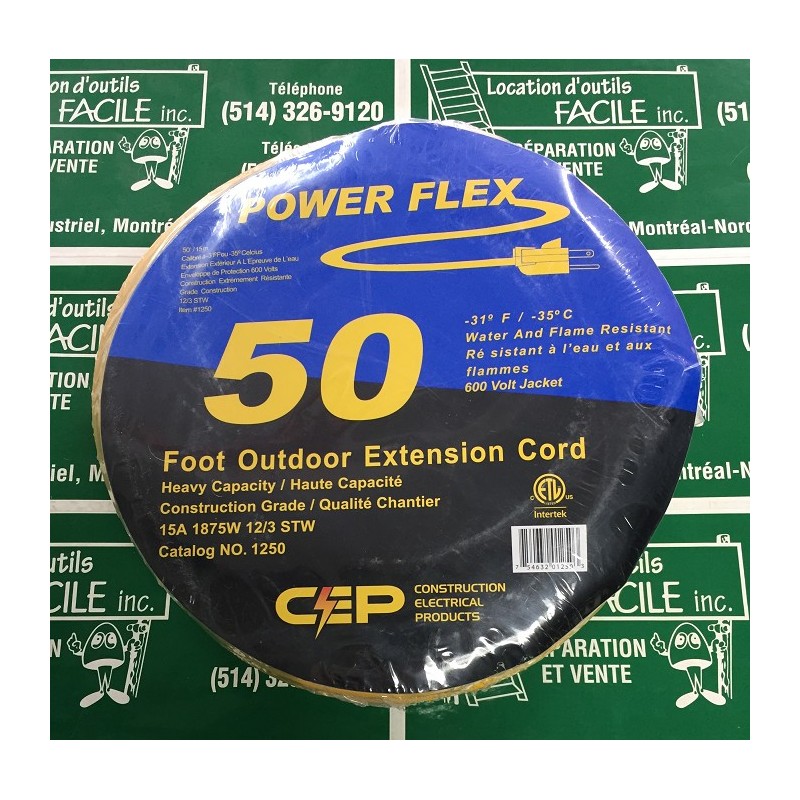 Extension cord 50 foot outdoor