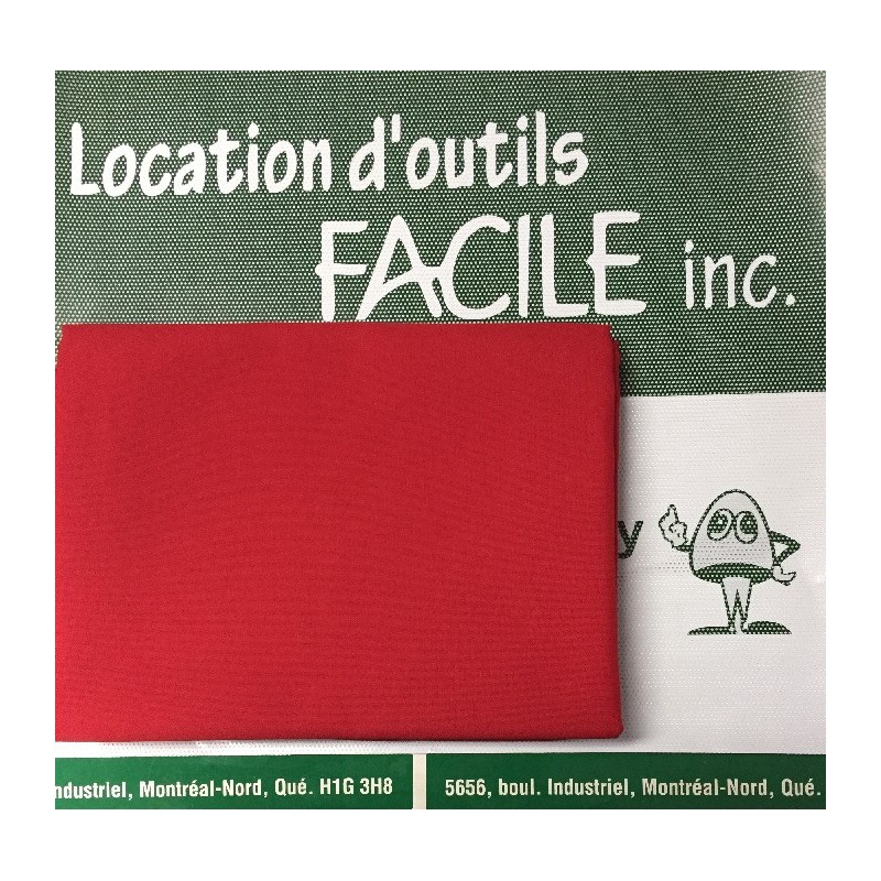 Nappe rectangulaire 54" X 96" rouge