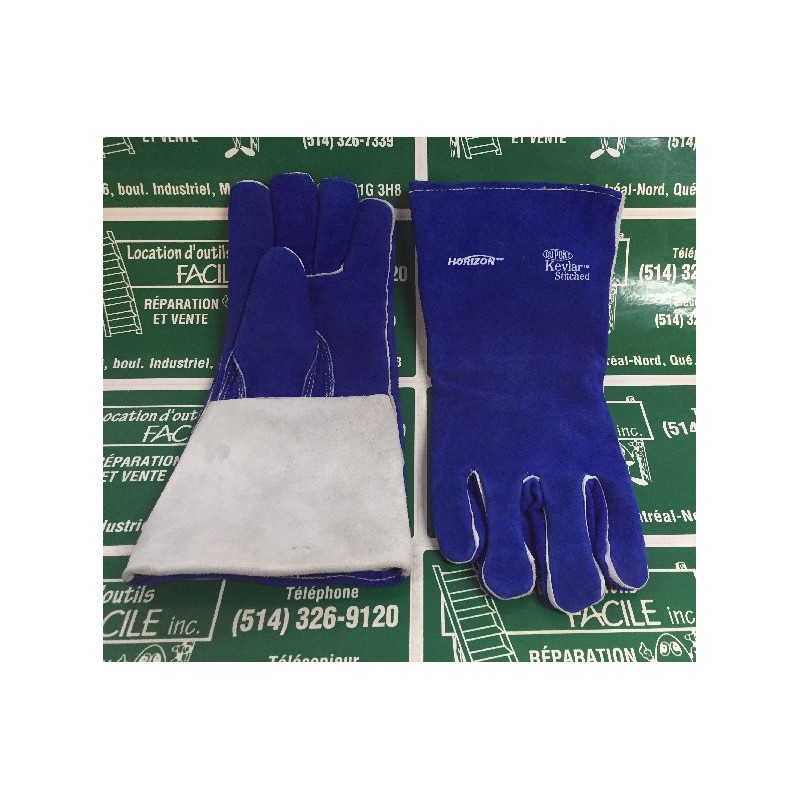 Welding glove blue 06W504LXLA