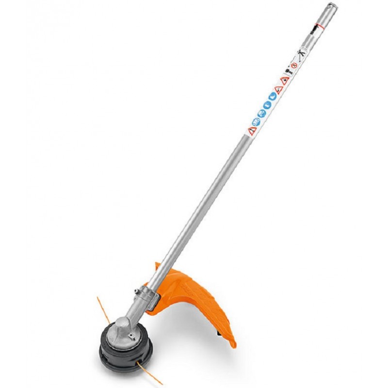 Brushcutter accessory with coil