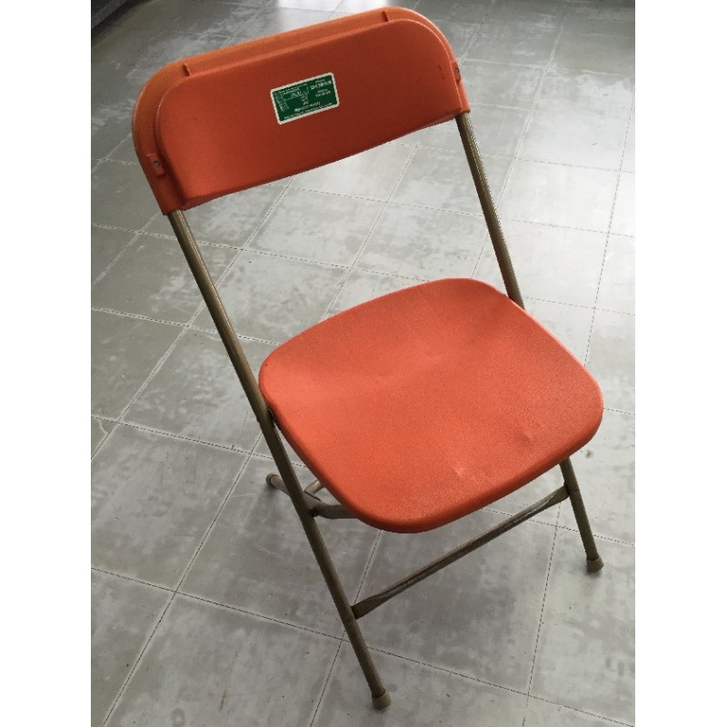 Orange folding Chair