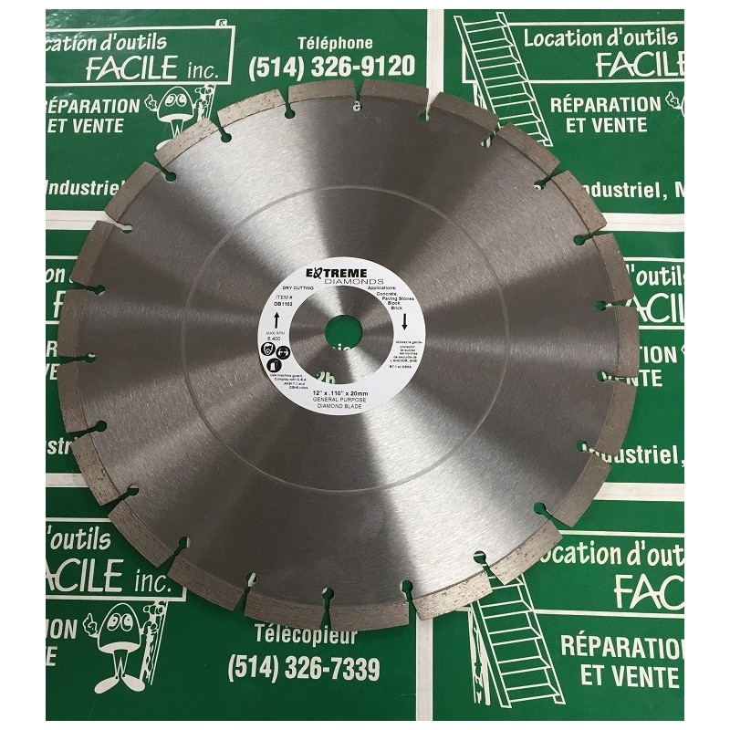 Diamond blade 12" DB1102