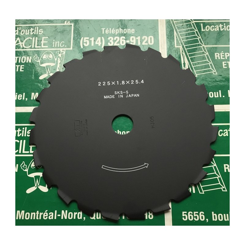 Three teeth 12" blade