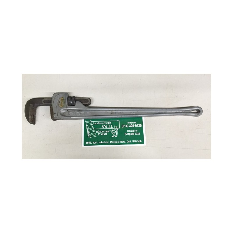 Pipe wrench 36" to 48" aluminum