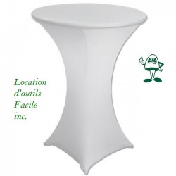 Cocktail table spandex White