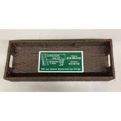Wicker basket 10" x 26"